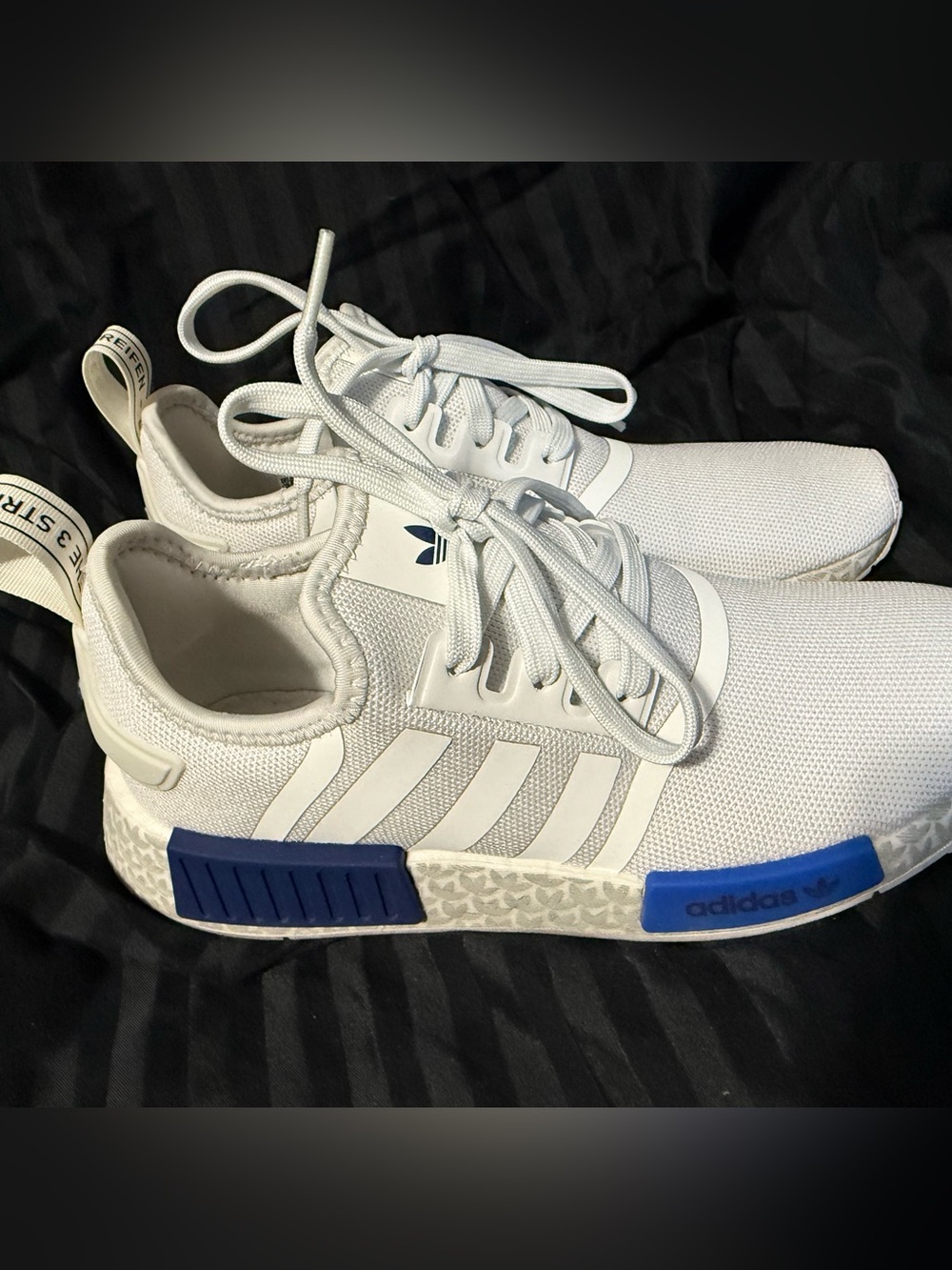 Adidas NMD_R1 Parley White Blue, Men’s Size 7 Shoes with Box